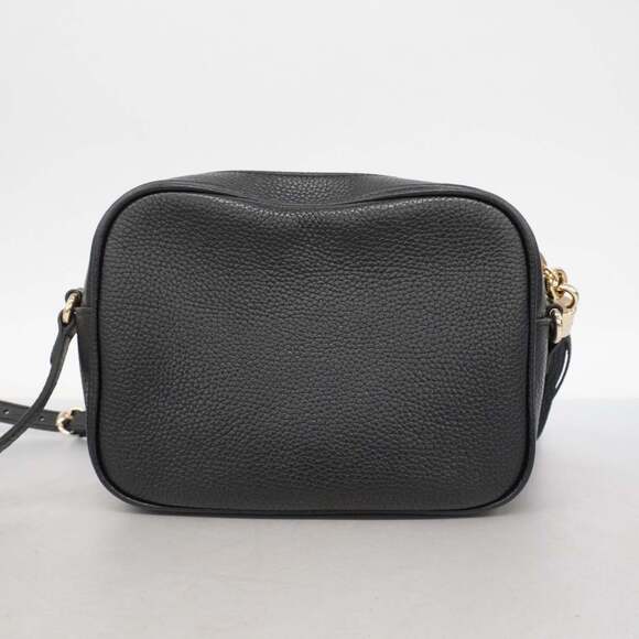 GUCCI Authentic Black Leather Shoulder Bag - Picture 13 of 13